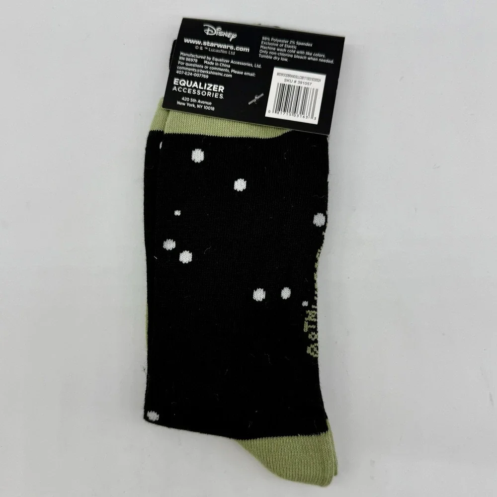 STAR WARS Grogu Crew Socks Size‎ 9–13